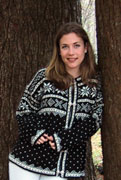 Harrisville Designs Norwegian Snowflake Cardigan Knit Pattern